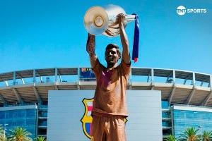 會(huì )是什么樣？拉波爾塔稱(chēng)討論立梅西雕像，TNT體育曬圖暢想