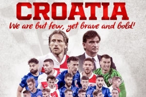 克羅地亞國家隊曬海報慶祝晉級：創(chuàng  )造了克羅地亞足球又一重要成就
