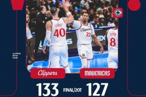 久旱逢甘霖！快船官方曬贏(yíng)球海報 祖巴茨和喬丹·米勒登上封面