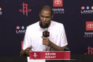 杜蘭特談自己的表現：詹庫哈激勵了我 向所有35歲+的老將們致敬！