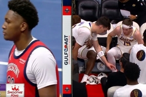 給孩子委屈壞了！新秀奎因補防里夫斯犯規很激動(dòng) 鵜鶘挑戰成功