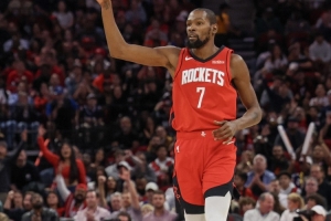 杜蘭特19中12已砍30分！解說(shuō)：蘭特老祖！是火箭之魂