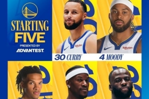 一樣的對手一樣的首發(fā)！勇士首發(fā)：理查德&穆迪繼續搭檔庫追巴