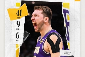 自己本場(chǎng)10中1！拉拉維亞賽后轉發(fā)東契奇海報：他挺厲害的