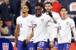 雷納、巴洛貢破門(mén)！美國友誼賽2-1擊敗巴拉圭