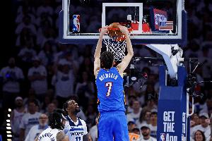 表現活躍！霍姆格倫半場(chǎng)12中6&三分2中1拿到14分6板&搶3個(gè)前場(chǎng)板