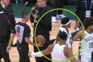 我也淋過(guò)雨！字母哥圍圈祈禱瞥見(jiàn)出事了 挺身而出結束爭論