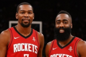 美網(wǎng)友：哈登沒(méi)幫手&教練又蠢&沒(méi)法贏(yíng) 回火箭和杜蘭特一起爭冠吧