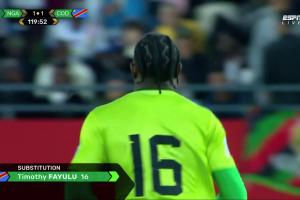 民主剛果第120分鐘換門(mén)將！點(diǎn)球大戰兩次撲點(diǎn)，送尼日利亞出局