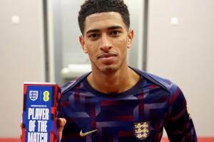 斬獲MVP！貝林創(chuàng  )造1機會(huì )+2關(guān)鍵傳球12對抗7成功，評分7.6全場(chǎng)第3