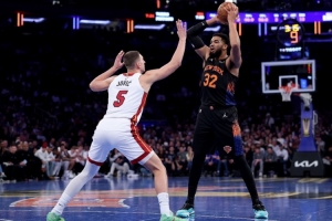 周一競彩籃球強檔：尼克斯內線(xiàn)占優(yōu) 熱火期待主場(chǎng)復仇