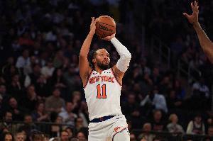 場(chǎng)均28分3.5板！明天尼克斯客戰熱火 布倫森右腳踝扭傷缺陣