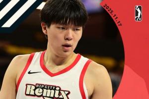 ??關(guān)鍵時(shí)刻3分連擊！楊瀚森G聯(lián)盟次戰21分9板3助1斷3帽填滿(mǎn)數據