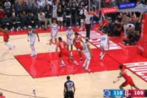 這球舒服！杜蘭特持球突破破壞防守 分球助阿門(mén)暴扣空籃