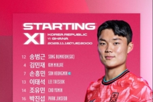 友誼賽-韓國vs加納首發(fā)：孫興慜、李剛仁、卡斯特羅普出戰