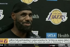 詹姆斯：我想念隊友和比賽的競爭 但我不想念長(cháng)途出行