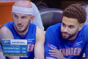 又練出來(lái)一個(gè)！阿杰伊·米切爾本賽季14場(chǎng)砍234分 追平上季總得分