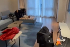 租金多少？杰曼曬首鋼為他全家準備的公寓：兩室兩廳兩衛開(kāi)放廚房