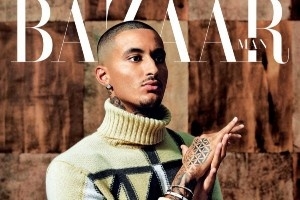 庫茲馬的另一面！庫茲馬為時(shí)尚雜志《時(shí)尚芭莎》拍攝封面寫(xiě)真！