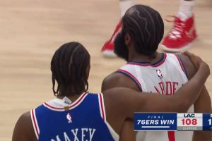 ??出機會(huì )了??！哈登連續三分不中錯失絕殺！