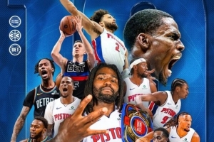 活塞發(fā)布10連勝海報：康寧漢姆、杜倫領(lǐng)銜 斯圖爾特占據C位！