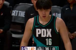 楊來(lái)了！楊瀚森被連續DNP六場(chǎng)后 本場(chǎng)次節8分10秒披掛上陣！