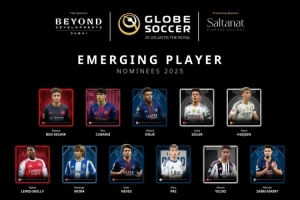 環(huán)足獎2025年最佳新星候選：內維斯、斯凱利、赫伊森、杜埃在列