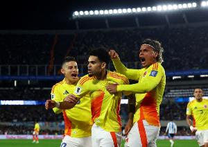 迪亞斯21球位列哥倫比亞隊史射手榜第四，法爾考、J羅前二