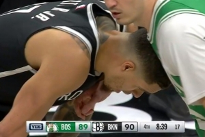 今天真準！小邁克爾·波特干拔三分空心再中！籃網(wǎng)反超比分！