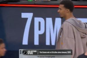 戰勝苦主！馬刺結束主場(chǎng)對灰熊的11連敗 上次贏(yíng)球還是2019年