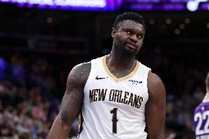 復出狀態(tài)一般！錫安13中6拿到14分6板5助1斷1帽