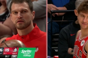 很關(guān)鍵！懷特造成殺傷 開(kāi)拓者挑戰成功取消犯規&改判中圈跳球