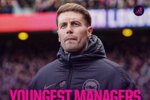 英超執教50場(chǎng)最年輕主帥排名：赫爾澤勒居首，維亞利、古利特在列
