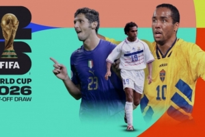 國際足聯(lián)官方：馬特拉齊、卡倫布等將擔任世預賽附加賽抽簽嘉賓