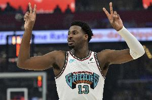 明天灰熊客戰獨行俠 小賈倫·杰克遜因右腳踝扭傷小概率出戰