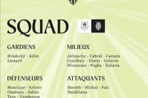 摩納哥客戰雷恩大名單：法蒂領(lǐng)銜，博格巴首次入選