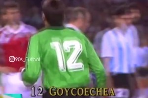 名場(chǎng)面：90年意大利之夏，臨危受命的阿根廷替補門(mén)將戈耶切亞！