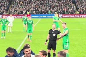 愛(ài)爾蘭主帥：C羅下場(chǎng)時(shí)對我說(shuō)是因為我對裁判施壓