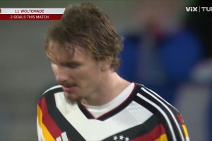 巴庫直塞禁區助攻！沃爾特馬德破門(mén)雙響！德國2-0領(lǐng)先盧森堡！