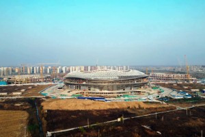 新鮮熱乎的！黃河體育中心專(zhuān)業(yè)足球場(chǎng)即將進(jìn)入新的施工環(huán)節