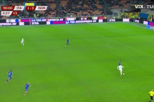 最后時(shí)刻錦上添花！拉爾森長(cháng)途奔襲破門(mén)得手，挪威4-1意大利